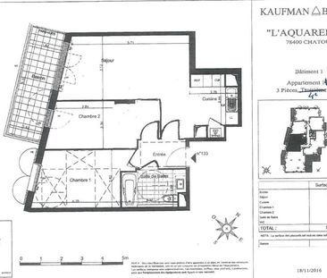 location Appartement T3 DE 59.56m² À CHATOU - Photo 1