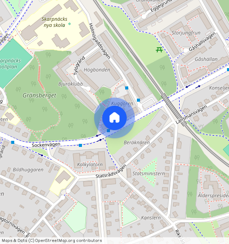 Sockenvägen **, Kärrtorp