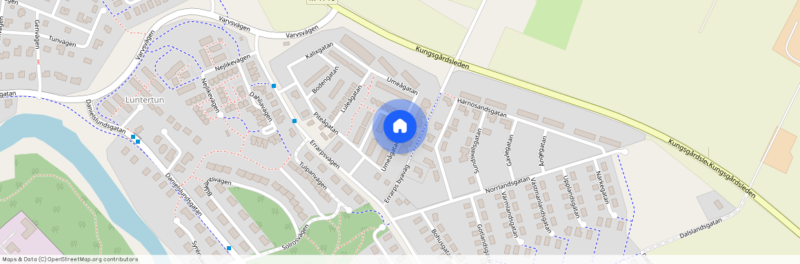 Umeågatan, Ängelholm