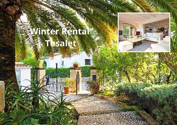 4 Bedroom Villa for Winter Rental in Javea Tosalet
