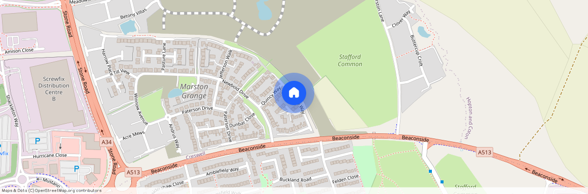 Quincy Way, Marston Grange, Stafford, ...