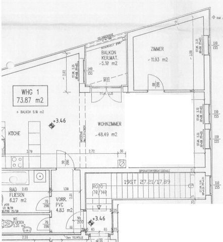 Geräumige 2- Zimmer Wohnung in ruhiger Zentrumslage - Foto 4