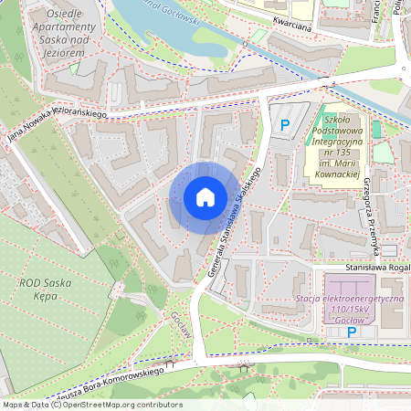 ul. gen. Tadeusza Bora-Komorowskiego, Gocław, Praga-Południe, Warszawa, mazowieckie