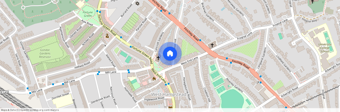 Cannon Hill, West Hampstead, NW6