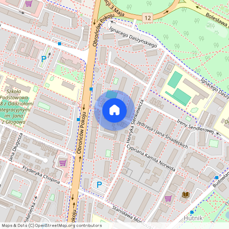 ul. Jędrzeja i Jana Śniadeckich, Głogów, głogowski, dolnośląskie