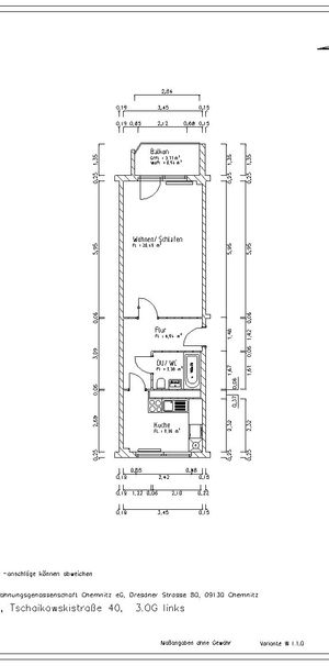 1-Raum-Wohnung mit Balkon auf dem südlichen Sonnenberg - Photo 2