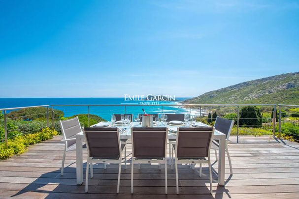 Villa à la location saisonnière - Ramatuelle - Vue mer panoramique - Photo 1