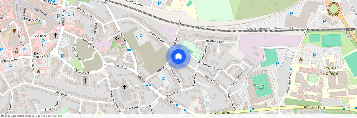 Regent Street, Wellington, Telford, Shropshire, TF1