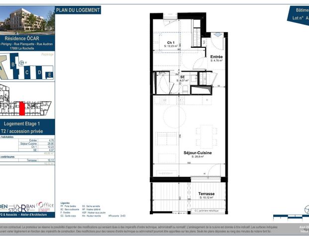 location Appartement T2 DE 49.86m² À LA ROCHELLE - Photo 1