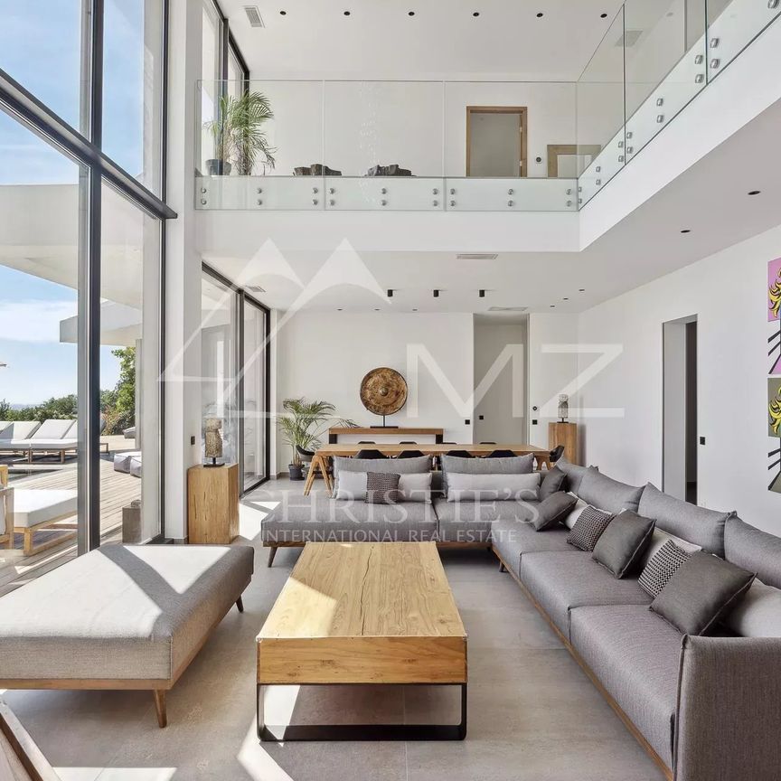 VENCE - Magnifique villa neuve contemporaine vue mer - Photo 1