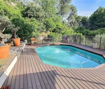 A louer maison meublée de type 4 avec Piscine et garages a Marseille 13011 La treille - Photo 1