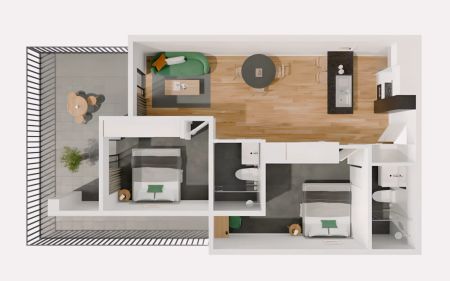 2 Bedroom 2 Bathrooms - Photo 5