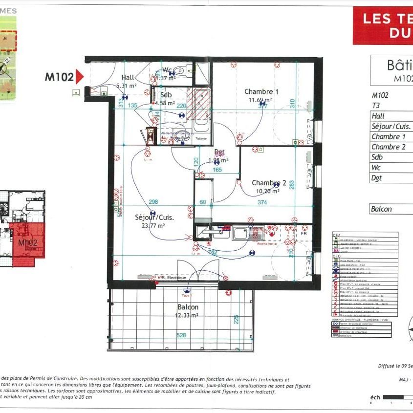 Location Appartement 3 pièces 58m² CHASSE SUR RHONE 38670 - Photo 2