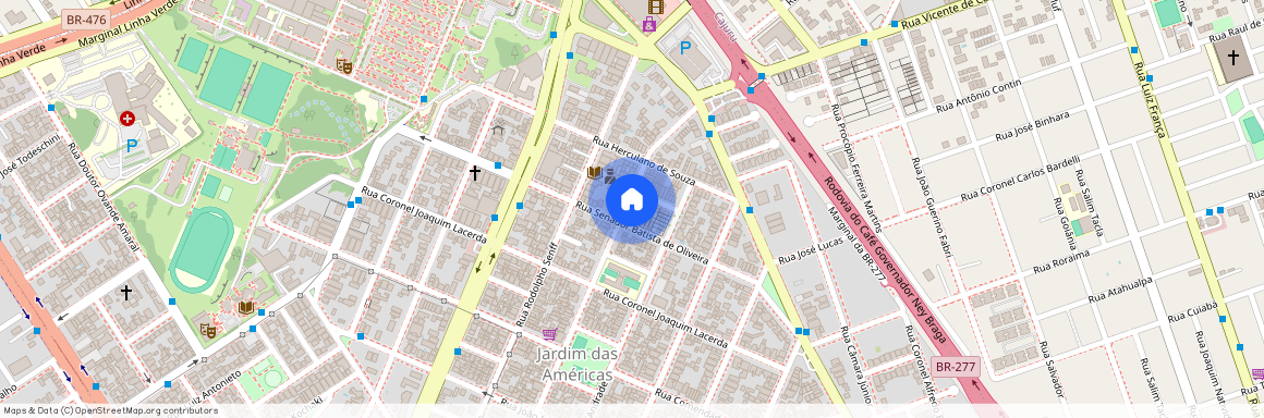Rua Ana Berta Roskamp, 237 - 81530250 - Jardim das Américas - Curitiba