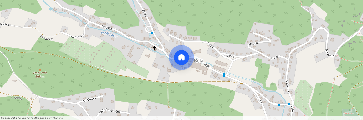 Saská, Děčín - Děčín X-Bělá