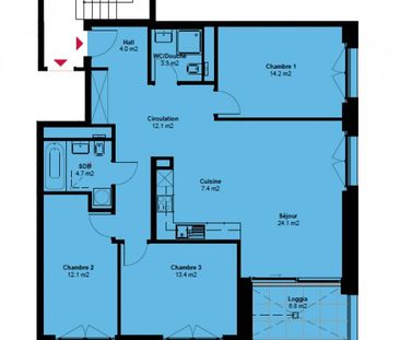 Chemin des Saules 16A, 1260 NYON | Appartement 4.5 pièces - Foto 2