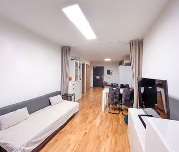 STAMMERSDORF! Moderne möblierte 48,8 m2 Zwei-Zimmer-Wohnung mit Bal... - Photo 5