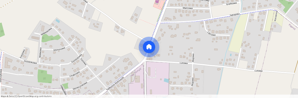 ul. Oliwkowa, Glinno, Nowy Tomyśl, nowotomyski, wielkopolskie