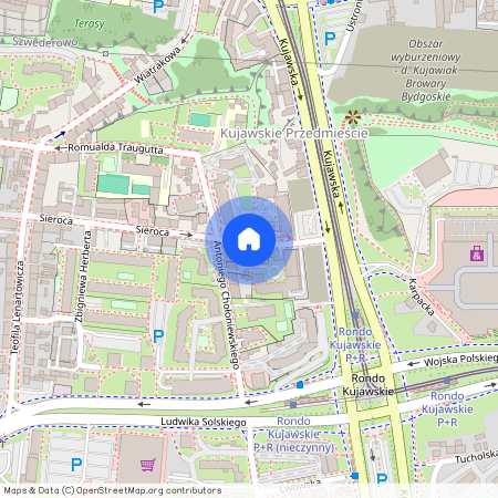 ul. Sieroca, Szwederowo, Bydgoszcz, kujawsko-pomorskie