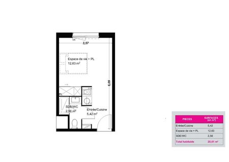 Location Appartement 1 pièce 20m² FRANQUEVILLE ST PIERRE 76520 - Photo 5