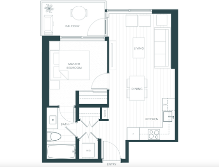 Bertram Tower: DT Kelowna 1 bed, 1 bath – Available Now - Photo 2