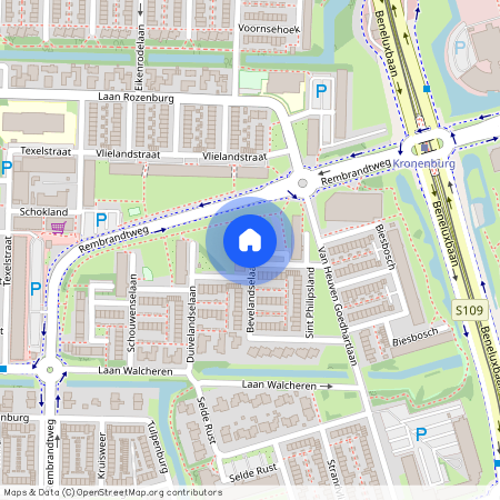 Vredeveldbuurt, 1181 JN, Bevelandselaan, Amstelveen