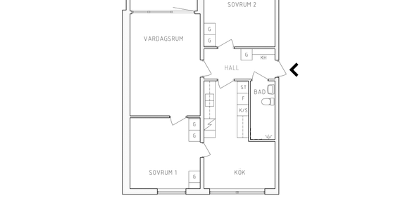 Regnbågsgatan 8 A, våning 1 - Foto 3