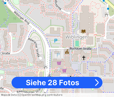 EXKLUSIVES, KOMPLETT MÖBLIERTES WOHNEN IN ULM/WIBLINGEN - 3-ZI. ERD... - Foto 1