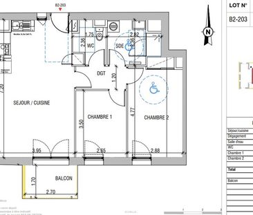 Location Appartement 3 pièces 63m² CHARTRES 28000 - Photo 6