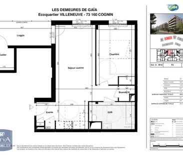 Location Appartement 2 pièces 49m² COGNIN 73160 - Photo 1