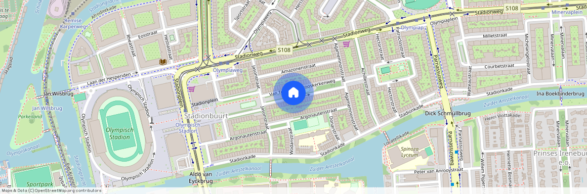 Stadionbuurt, 1076 JB, Van Tuyll van Serooskerkenweg, Amsterdam