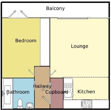 1 Bed Flat, Spectrum Apartments, M3 - Photo 1