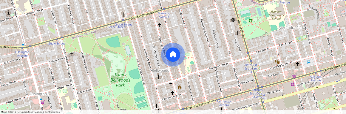 98 Manning Avenue Unit# Upper, Toronto