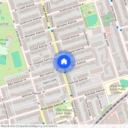 499 Pape Avenue nd&3rd, Toronto