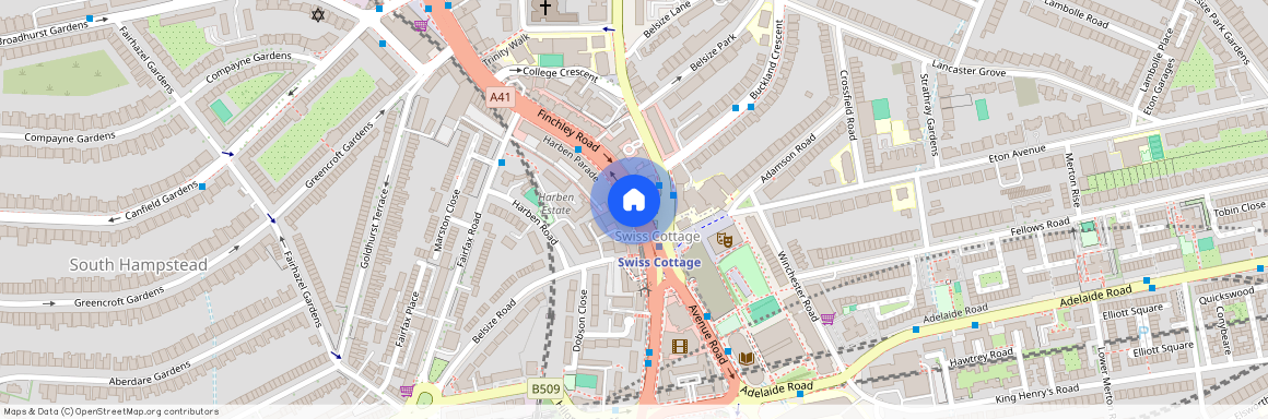 Finchley Road, Swiss Cottage, NW3