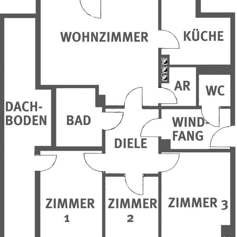 EXKLUSIVES ANGEBOT: Geförderte 4-Zimmer-Familienwohnung mit Balkon und Tiefgaragenplatz! - Foto 2
