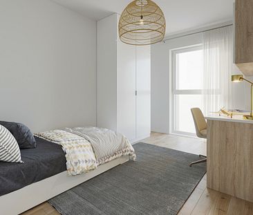 IMMOBILIEN SCHNEIDER - Neubau Erstbezug - traumhaft schöne 3 Zimmer Wohnung mit Balkon und EBK - Foto 5