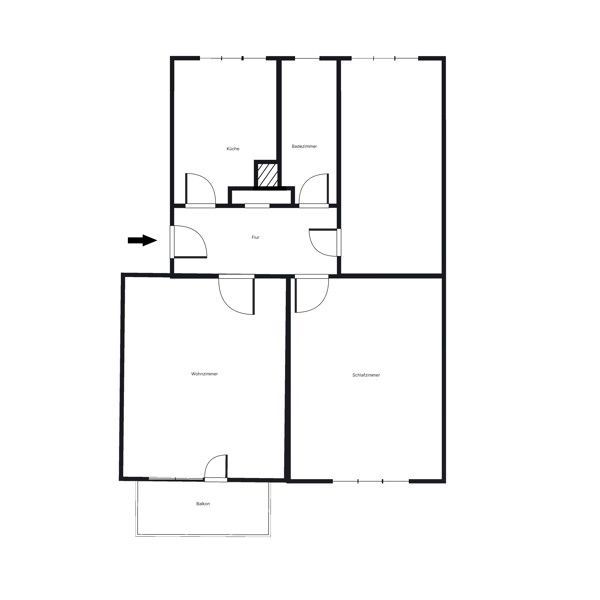 Neue Wohnung, neues Glück! Praktische 3-Zi.-Wohnung - Photo 1