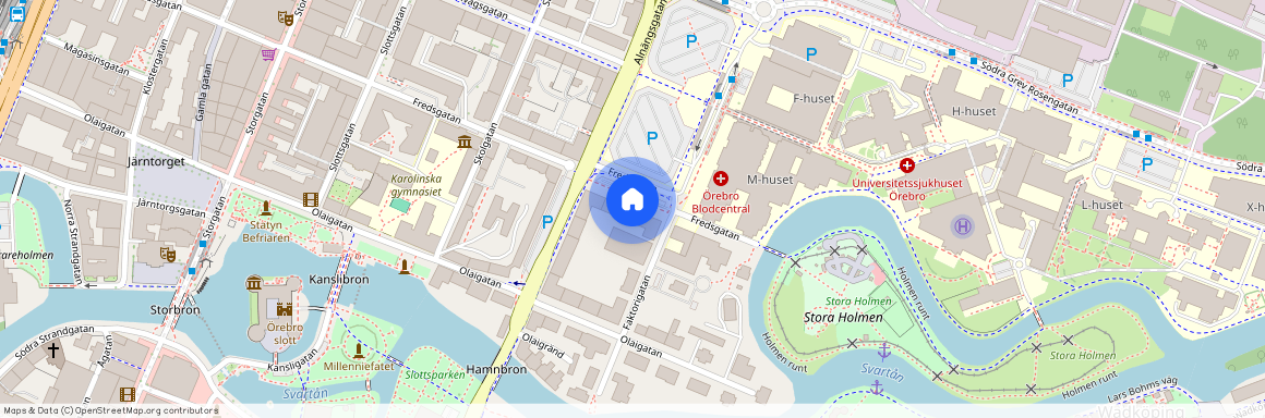 Fredsgatan 36, 703 62, ÖREBRO, Sverige