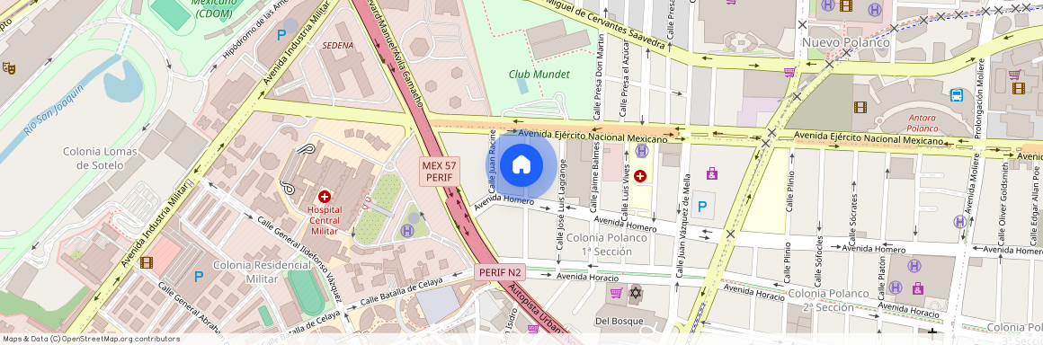 Calle Blas Pascal, Polanco 1ª Sección, Ciudad de México, Miguel Hidalgo, Ciudad de México, 11510, México
