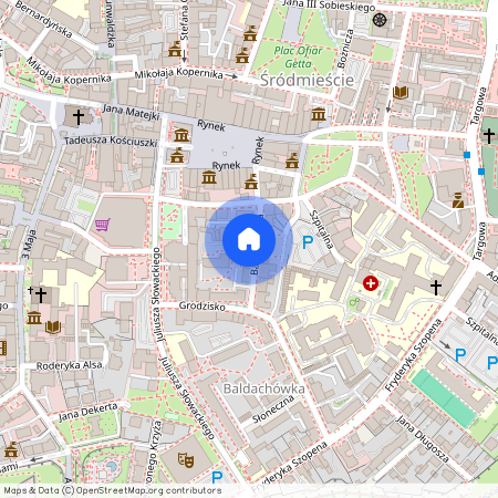 ul. Baldachówka, Śródmieście, Rzeszów, podkarpackie