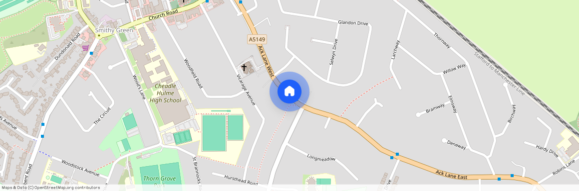 Ack Lane West, Cheadle