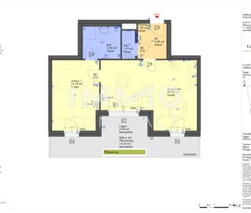 Helle 2 -Zimmerwohnung mit Loggia und Balkon. - Photo 1