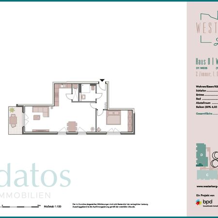 ERSTBEZUG! 2-Zimmerwohnung - WesterbergLogen - Foto 3
