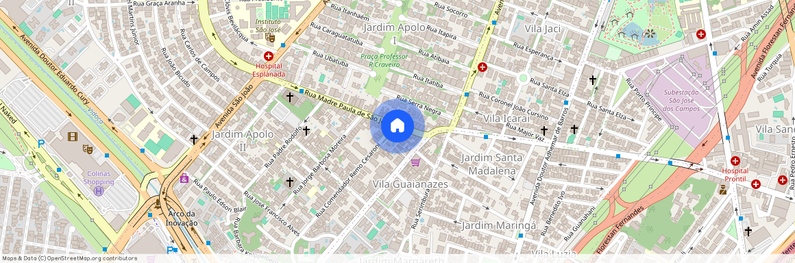 Rua Madre Paula de São José, 85 - Jardim Apolo, São José dos Campos - SP