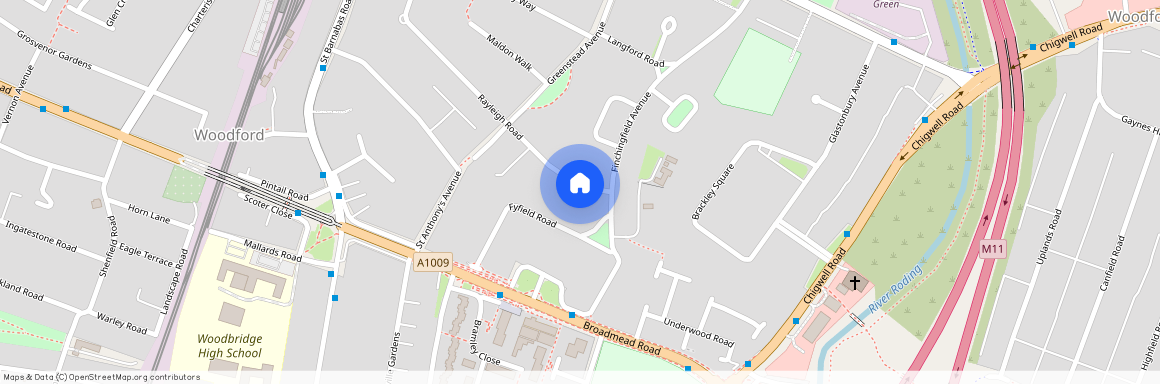 Rayleigh Road, Woodford Green, IG8