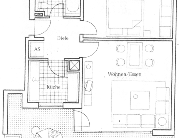 2-Zimmer-Wohnung mit Dachterasse in zentraler Lage - Photo 1