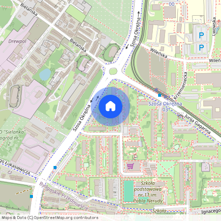 szosa Okrężna, Bielany, Toruń, kujawsko-pomorskie