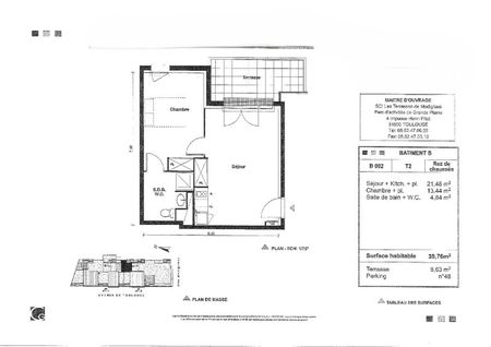 Location Appartement 2 pièces 39m² CASTANET TOLOSAN 31320 - Photo 5