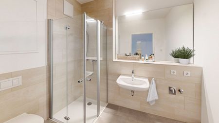 Möbliertes 1-Zimmer-Apartment mit Einbauküche und Balkon - Foto 4